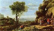 Claude Lorrain Landscape with David at the Cave of Adullam Spain oil painting artist